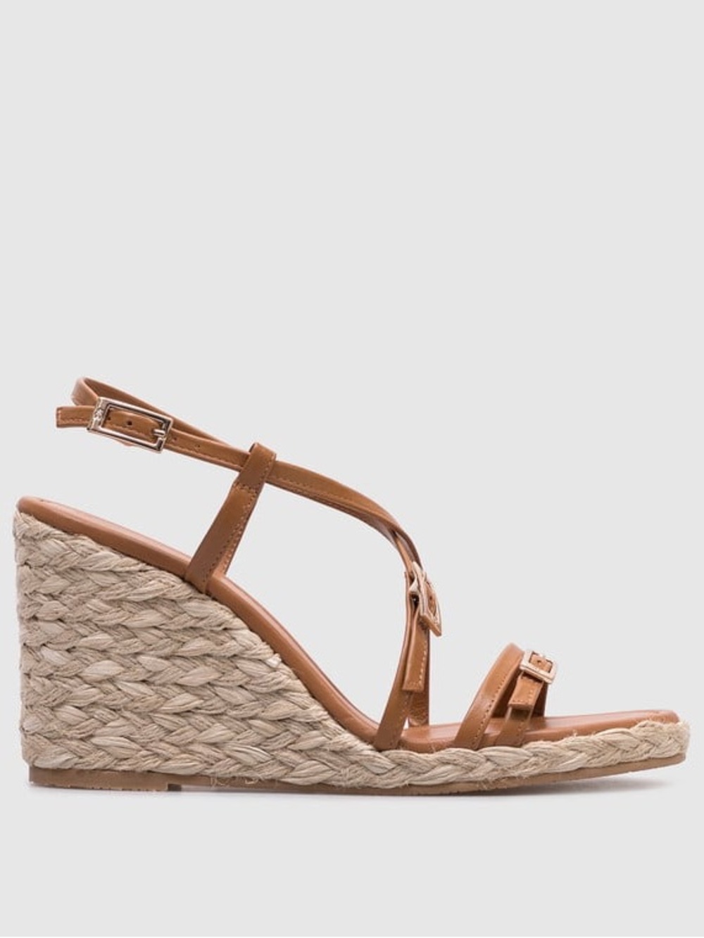 Stuart Weitzman Georgie Strappy Wedge Espadrille Sandals Sz 9 NWT
